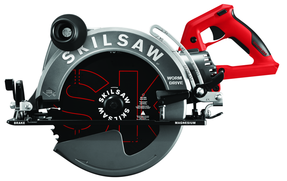 Skilsaw 10-1/4 TRUEHVL™ Cordless Worm Drive Saw， Bare Tool