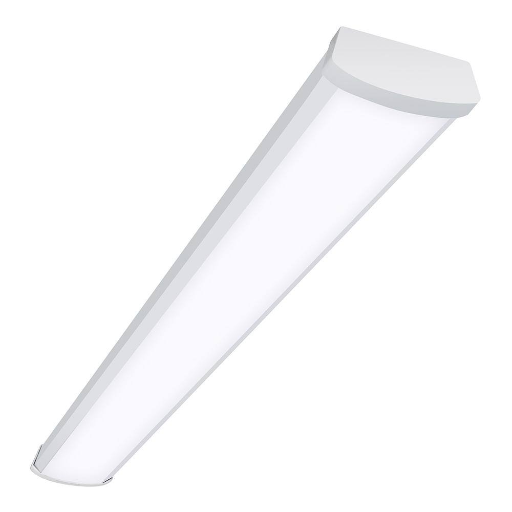 Metalux 4 ft. 3800 Lumens Integrated LED Dimmable White Wraparound Light 4000K 4NW35C3R