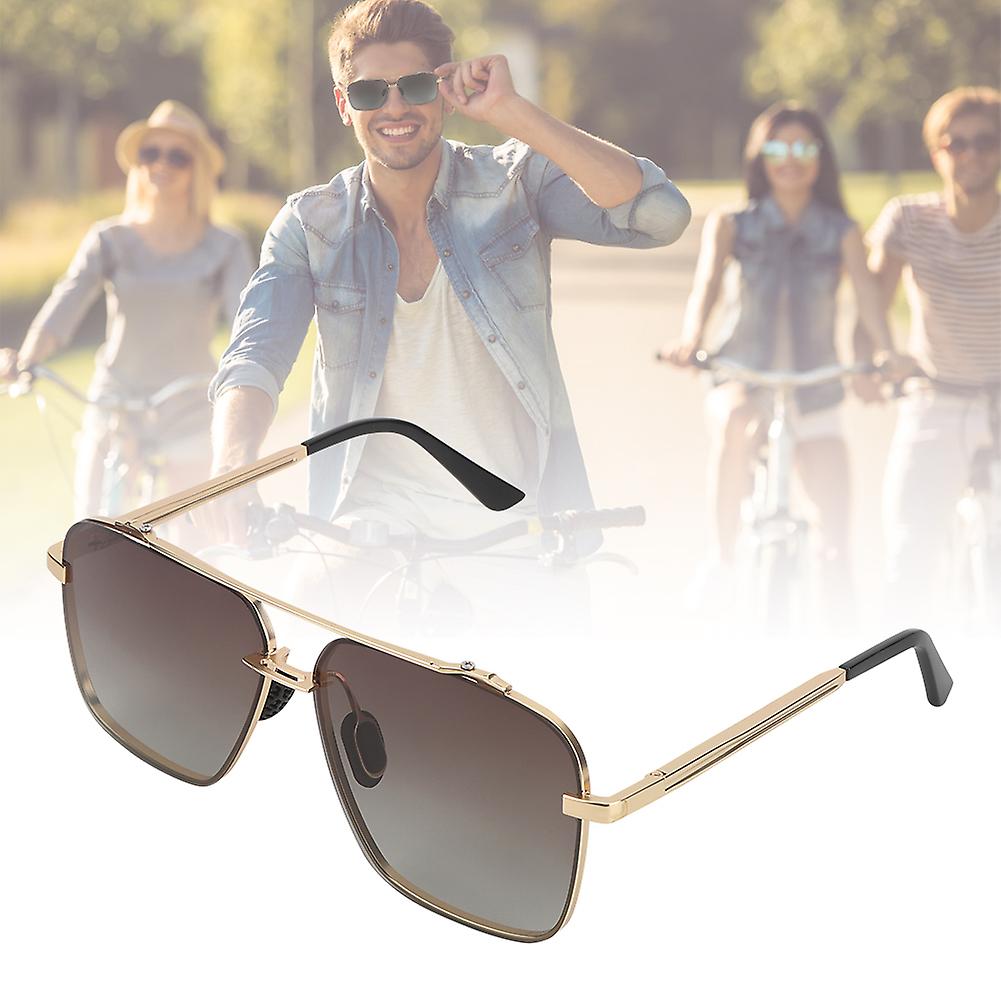 Half-frame Square Sunglasses Polarized Men Driving Cycling Fishing Sun Glasses For Outdoor Sports