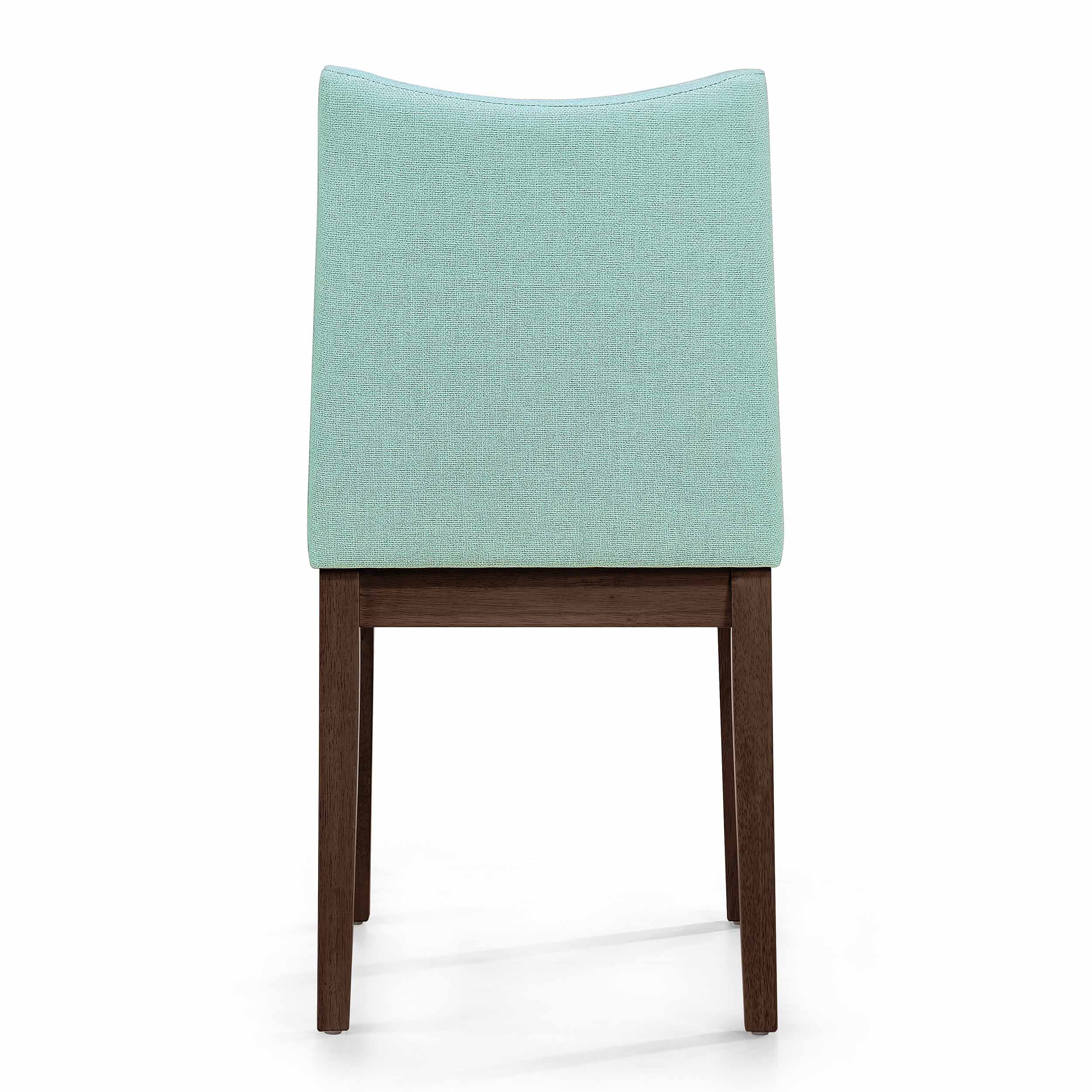 Noble House Roosevelt Mid Century Modern Mint Fabric Dining Chairs, Set of 2, Mint