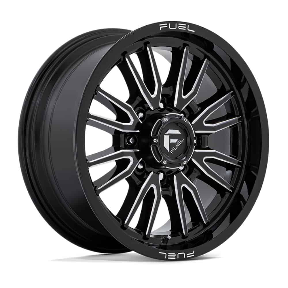 Fuel 1PC Wheels D761 20X9 8X170 G-BLK MILL 20MM