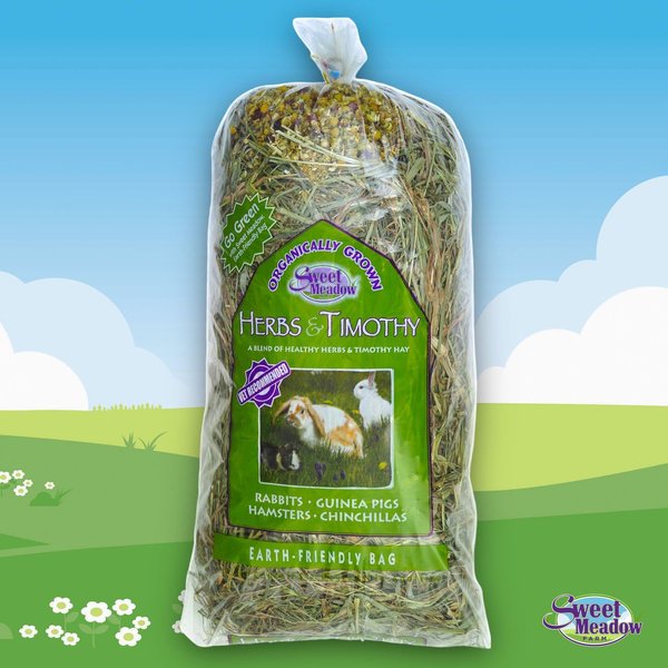 Sweet Meadow Farm Herbs and Timothy Hay Organic Small Pet Food