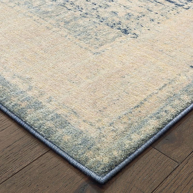 StyleHaven Perla Distressed Border Traditional Rug