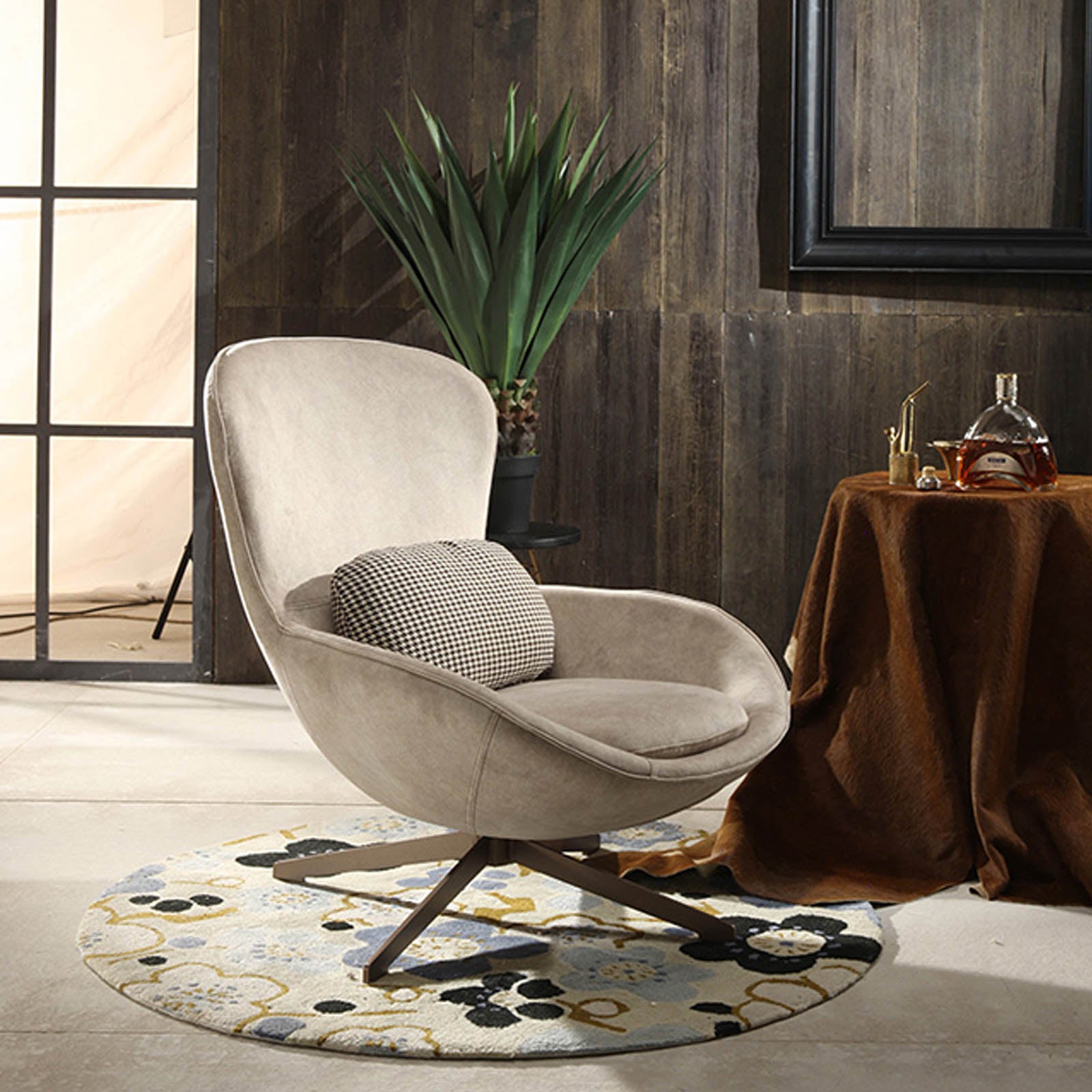 Vigo Swivel Lounge Chair Lc019