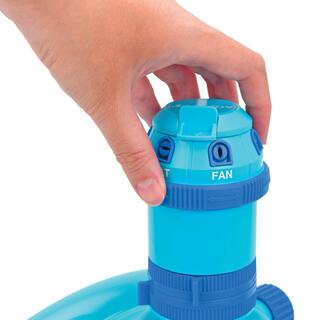 AQUA JOE 6-Pattern Turbo Drive 360-Degree Sprinkler with Customizable Coverage AJ-MSSBM6