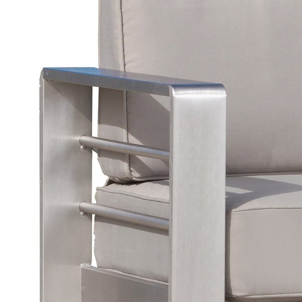 Cape Coral Aluminum Indoor/Outdoor Club Chair by Christopher Knight Home