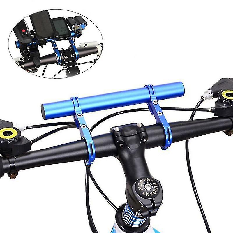 Bicycle Flashlight Holder Handlebar Extender Bike Frame Extension Mount Holder Multi-function Extension Bracket Bike Accessories