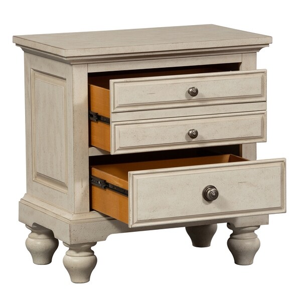 High Country Antique White finish Night Stand - - 11105278