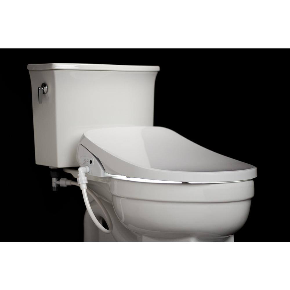 Alpha Bidet GXR Wave Electric Bidet Seat for Elongated Toilets in White GXR-EW