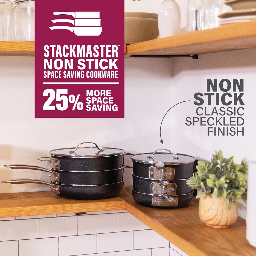 Granitestone Stackmaster Non stick 5 piece Cookware Set