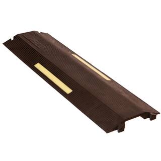 Elasco 3 ft. Single Channel 4 in. WireCord Channel with Glow in the Dark Strip Black ED1010-BK-GLOW