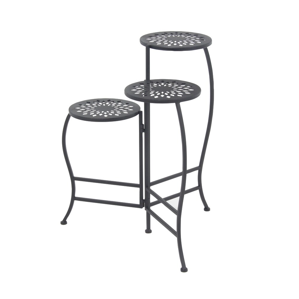 Metal Indoor Outdoor 3 Tier Plantstand