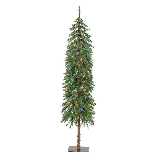 Puleo International 5 ft. PreLit Alpine Artificial Tree