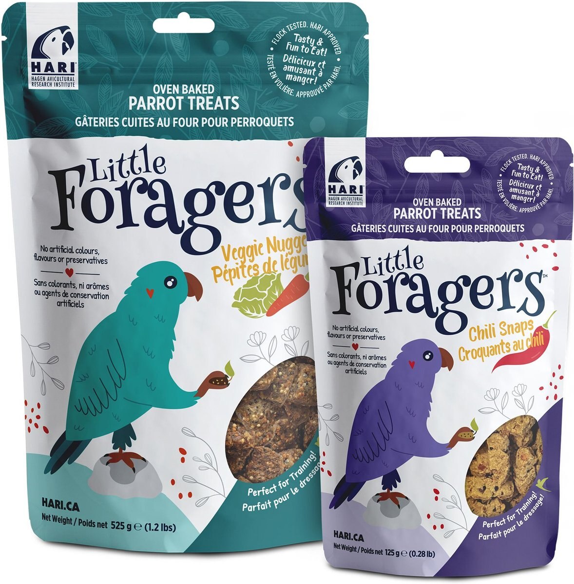 Hari Little Foragers Veggie Nuggets Bird Treat， 1.2-lb bag