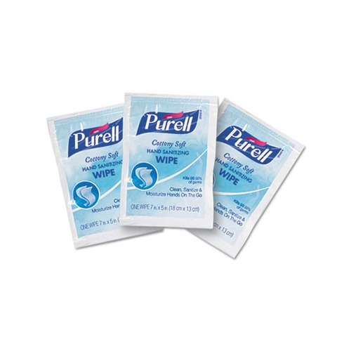 Purell Cottony Soft Individually Wrapped Sanitizing Hand Wipes  GOJ90261M