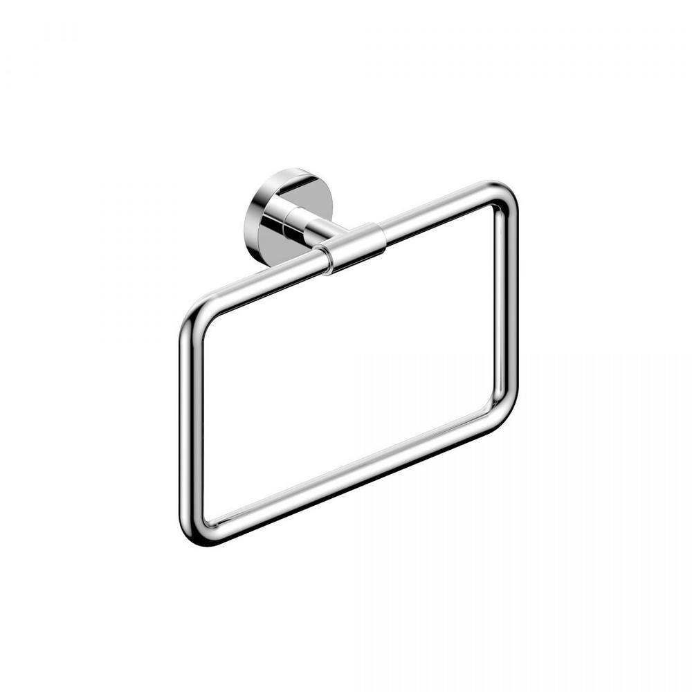 WS Bath Collections Norm Wall Mount Towel Ring in Polished Chrome Norm WSBC 268609 CR