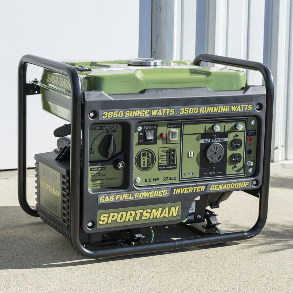 Sportsman 3850Watt3500Watt Recoil Start Open Frame Gasoline Powered Portable Inverter Generator with Parallel Connection