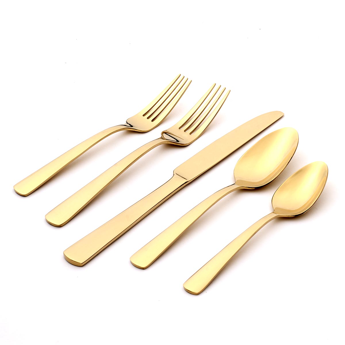 Aptitude Champagne 23 Piece Everyday Flatware Set