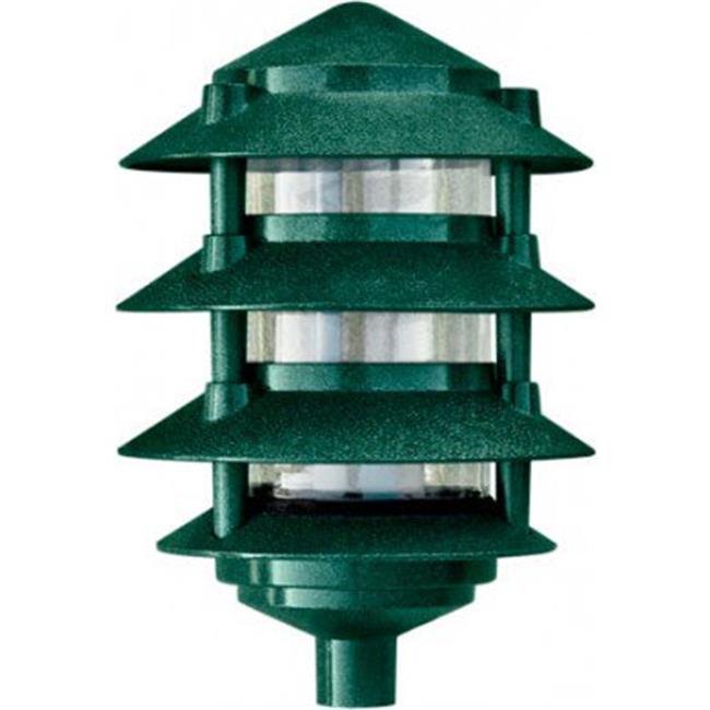 Dabmar Lighting D5100-LED6-G 6 x 0.5 in. 6W and 120V ment LED Four Tier Pagoda Light - Green