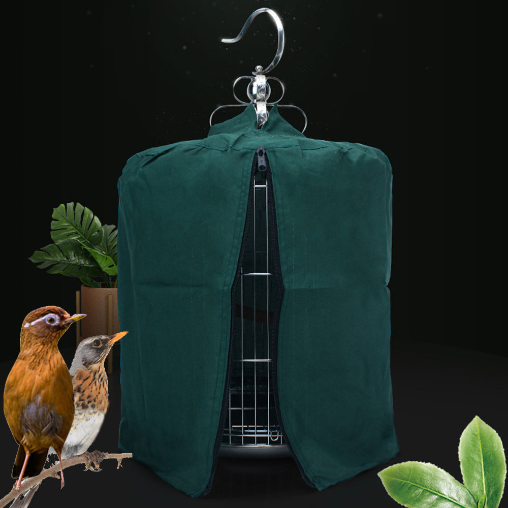 Pets Product， Universial Cover，High material，Breathable ，，Reduces Distractions， Bird Parrot Cage Cover - Bird Cage Not Included - L