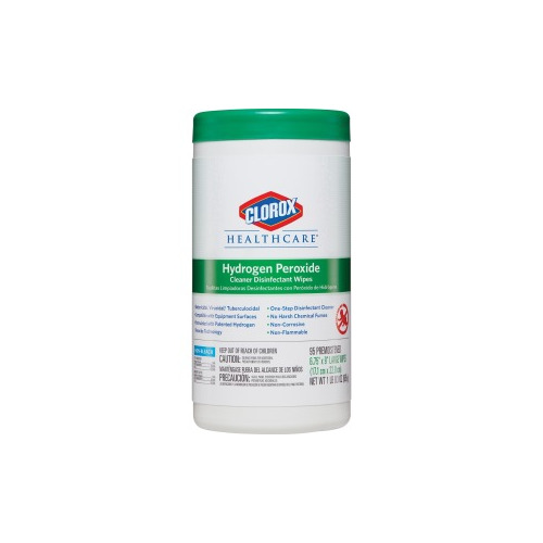 Clorox Healthcare Hydrogen Peroxide Cleaner Disinfectant Wipes  CLO30824