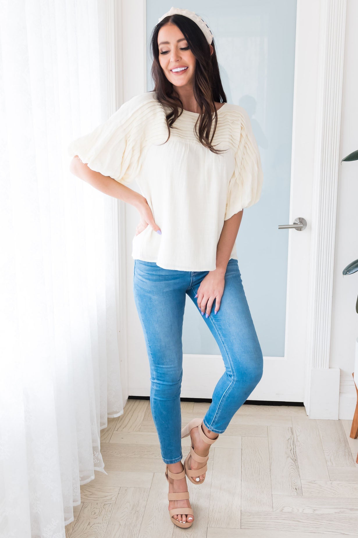 A Girl's Best Friend Modest Blouse