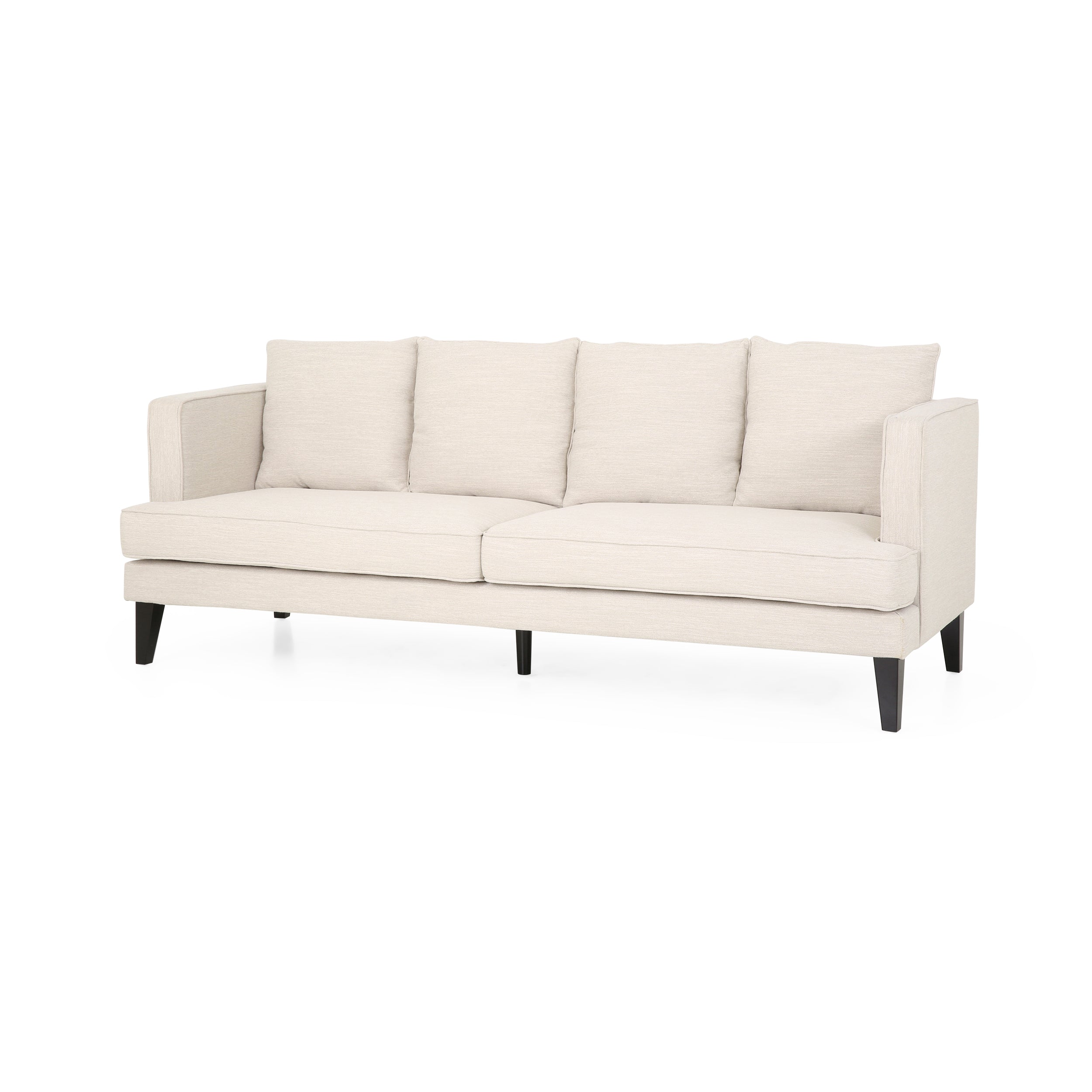 Nimsi Contemporary 3 Seater Fabric Sofa