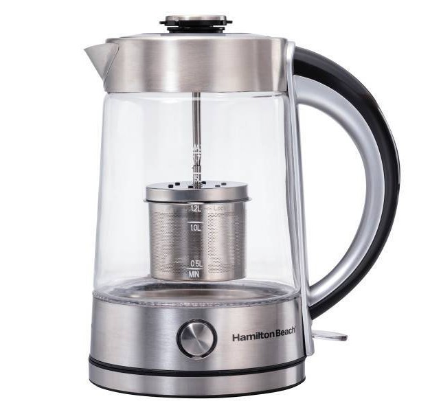 Hamilton Beach 1 7l Electric Kettle Silver