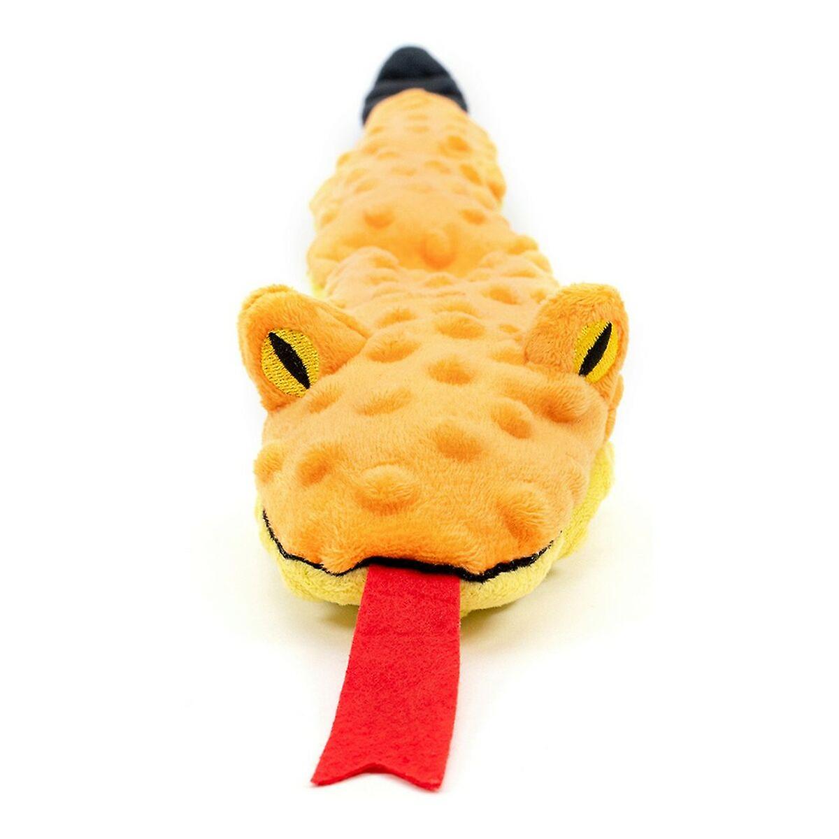 Dog toy Gloria Dogmonsters 65 x 5 x 6 cm Orange Snake