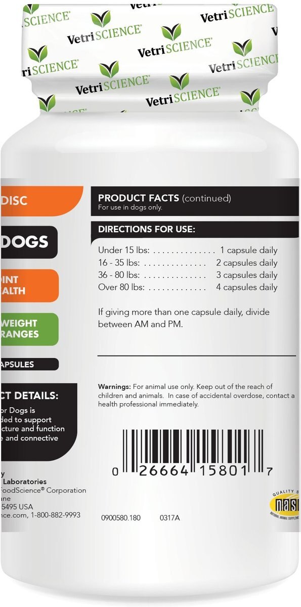 VetriScience Vetri Disc Capsules Joint Supplement for Dogs