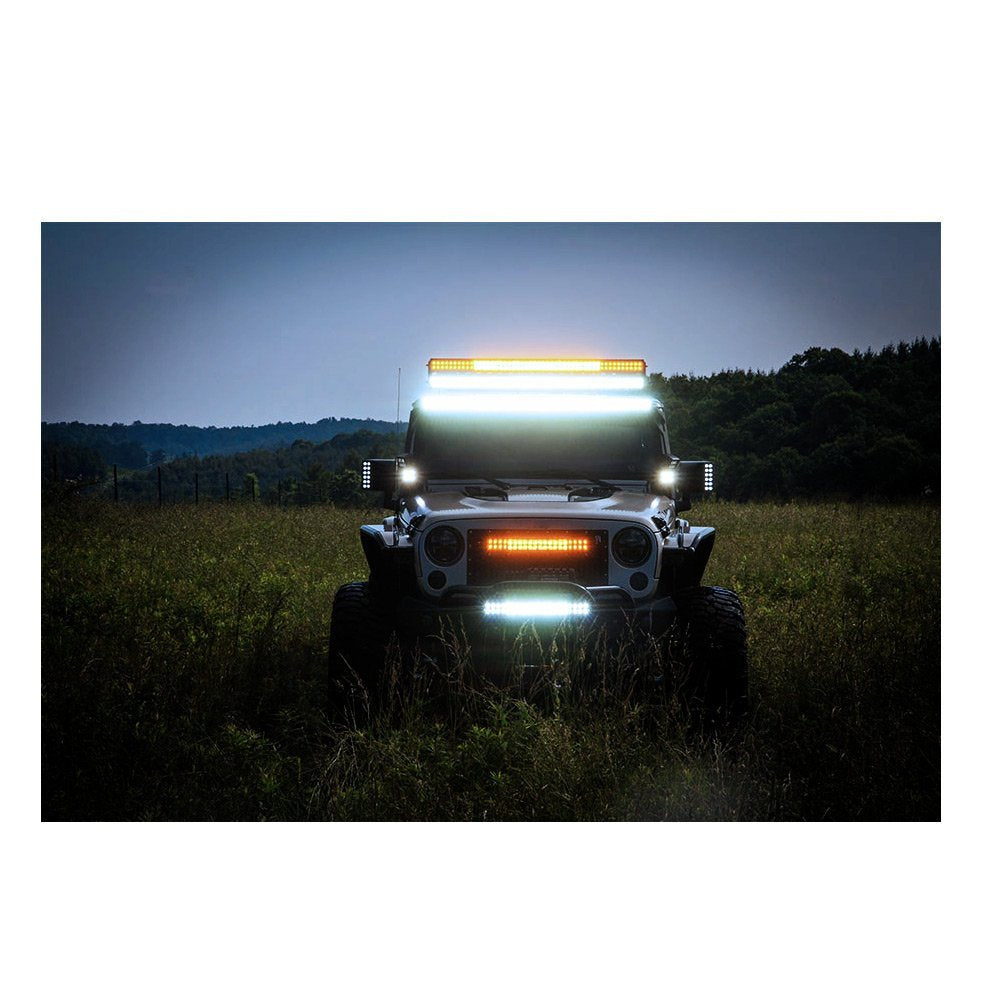 Nilight Led Light Bar 52 Inch 300W Curved LED Work Light Spot Flood Combo Driving Light Fog Lamp Led Off Road Lights for Trucks 4X4 Tundra Chevy，2 Years Warranty