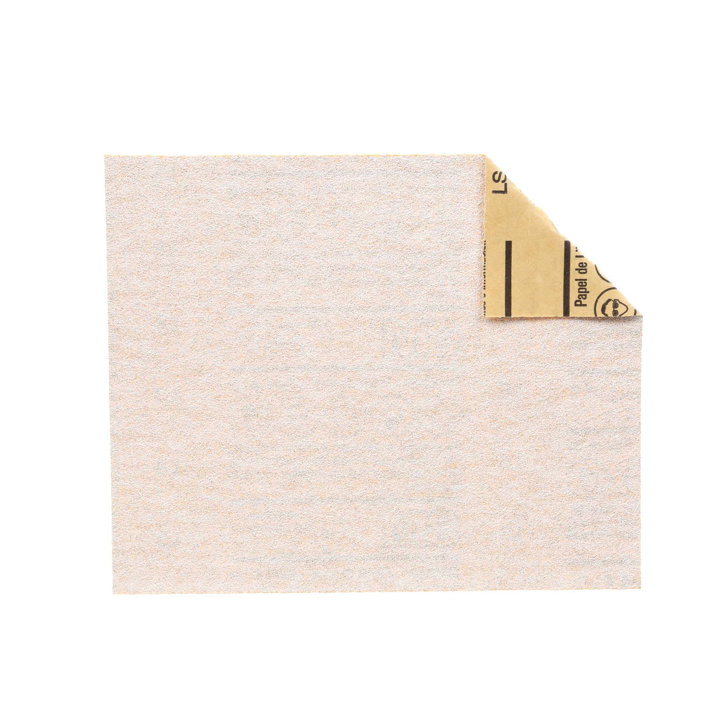 3M 5-1/2 in. L X 4-1/2 in. W 60 Grit Aluminum Oxide Sandpaper 6 pk