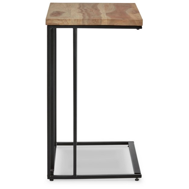 Bellwick Chairside End Table Black gray Signature Design By Ashley