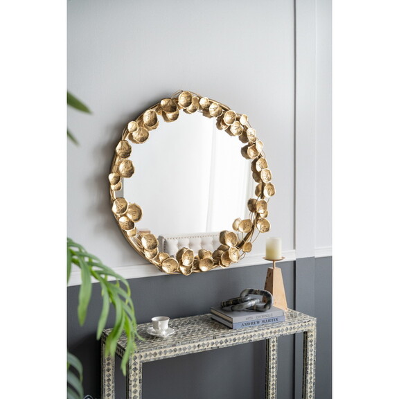 51.5 x 29 Full Length Arched Wall Mirror with Go...