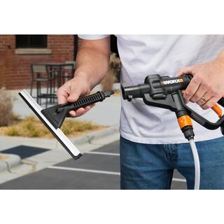 Worx Hydroshot 12 in. Window Squeegee Wiper with Water Sprayer Quick Snap Connection WA4050