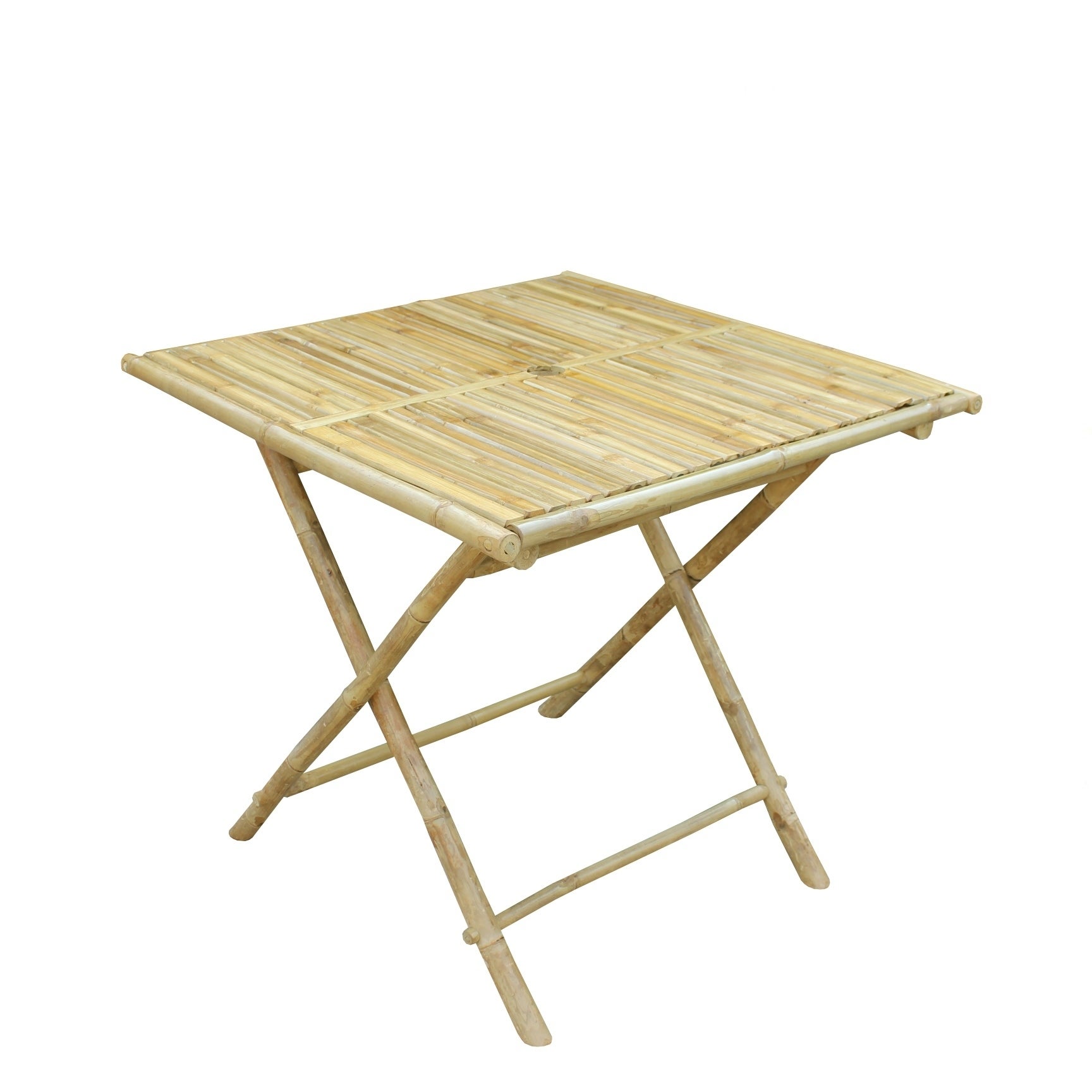 Square Folding Bamboo Table