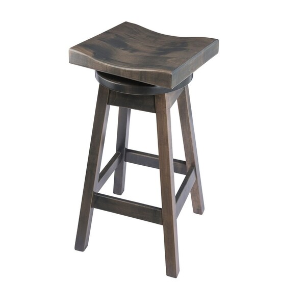 Swivel Urban Bar Stool in Maple Wood