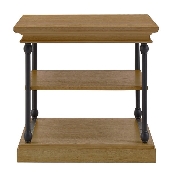 Barnstone Cornice Accent Storage Side Table by iNSPIRE Q Artisan