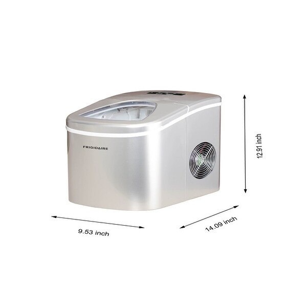 26lb. Portable Countertop Ice Maker - EFIC108 - Silver