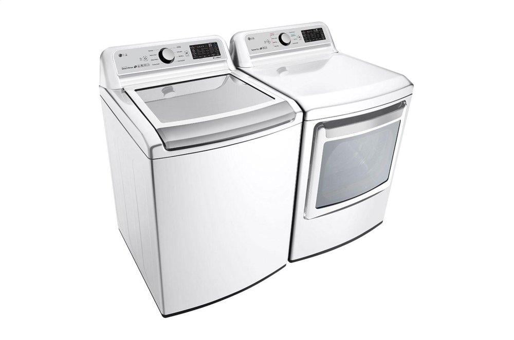 Lg DLE7300WE 7.3 Cu. Ft. Smart Wi-Fi Enabled Electric Dryer With Sensor Dry Technology