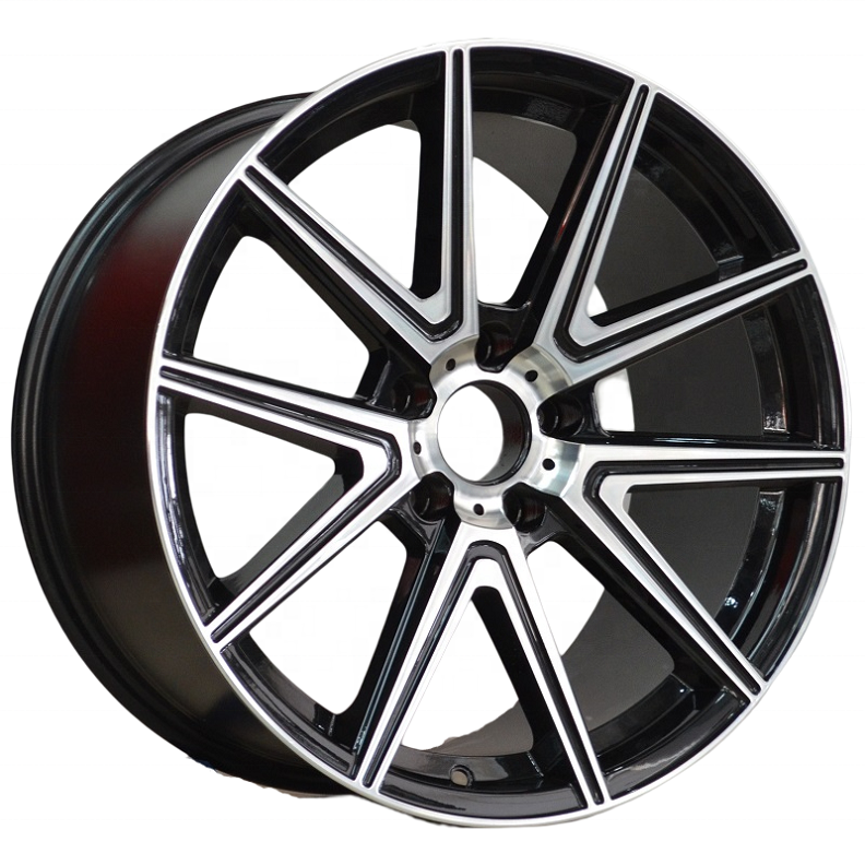 Aftermarket  Black Machined Face Passenger Car Wheels 18~22 inch 5x114/120 oy Rims Professional