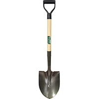 UnionTools 43106 Digging Shovel, 8-1/2 in W Blade, 11-1/2 in L Blade, Hardwood Handle