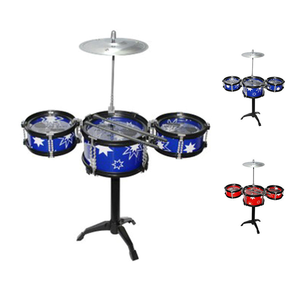 Rinhoo Girls Boys Practice Exercise Toy Drum Set Children Percussion Instrument Musical Early Childhood Toys Playset