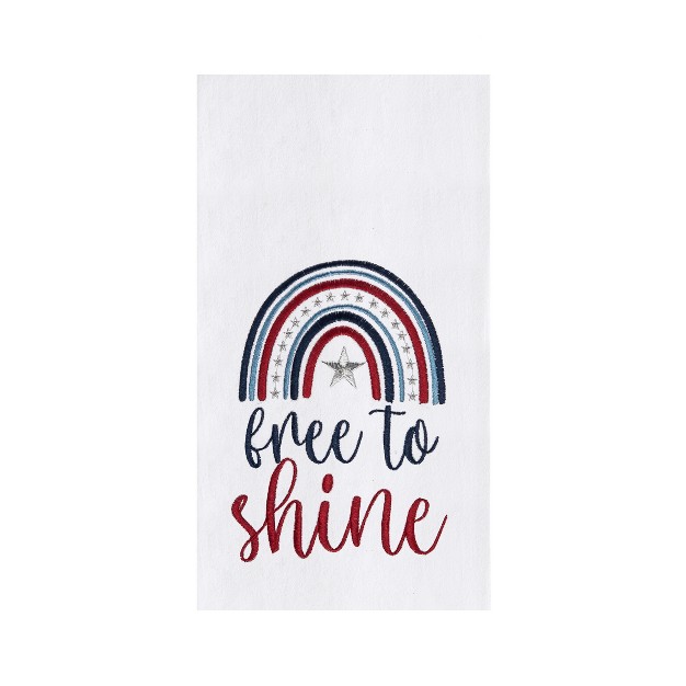 C amp f Home Free To Shine Patriotic 4th Of July Kitchen Towel