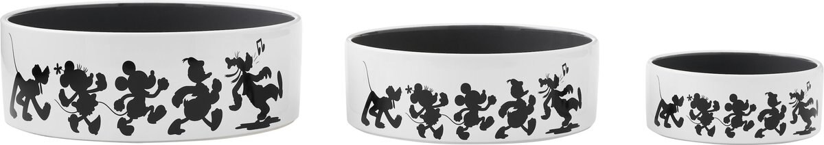 Disney Mickey Mouse Non-Skid Ceramic Dog and Cat Bowl