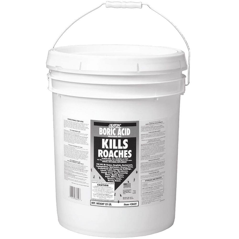 JT Eaton 25 lb. Boric Acid Insecticidal Dust in Resealable Pail 3625