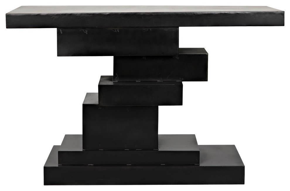 NOIR Furniture  Platoon Console  Black Metal   Contemporary   Console Tables   by HedgeApple  Houzz