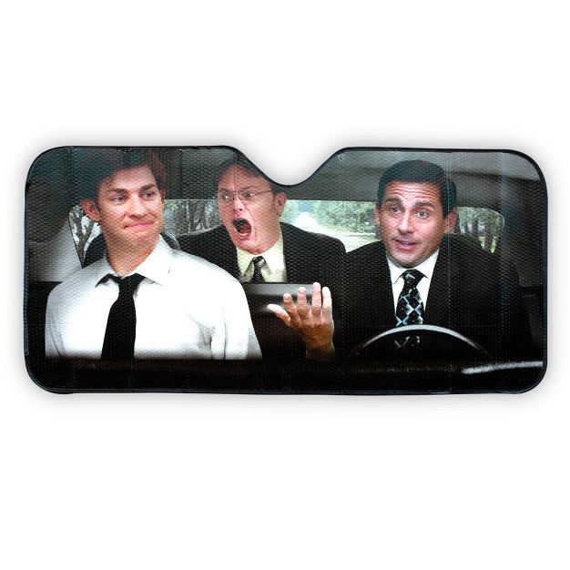 Just Funky The Office Sun Visor For Car Windshield 57 X 28 inch Window Shade For Car