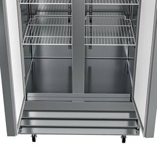 Koolmore 35 cu. ft. Commercial 2 Door Reach-In Auto Defrost Freezer in Stainless Steel RIF-2D-SS35C