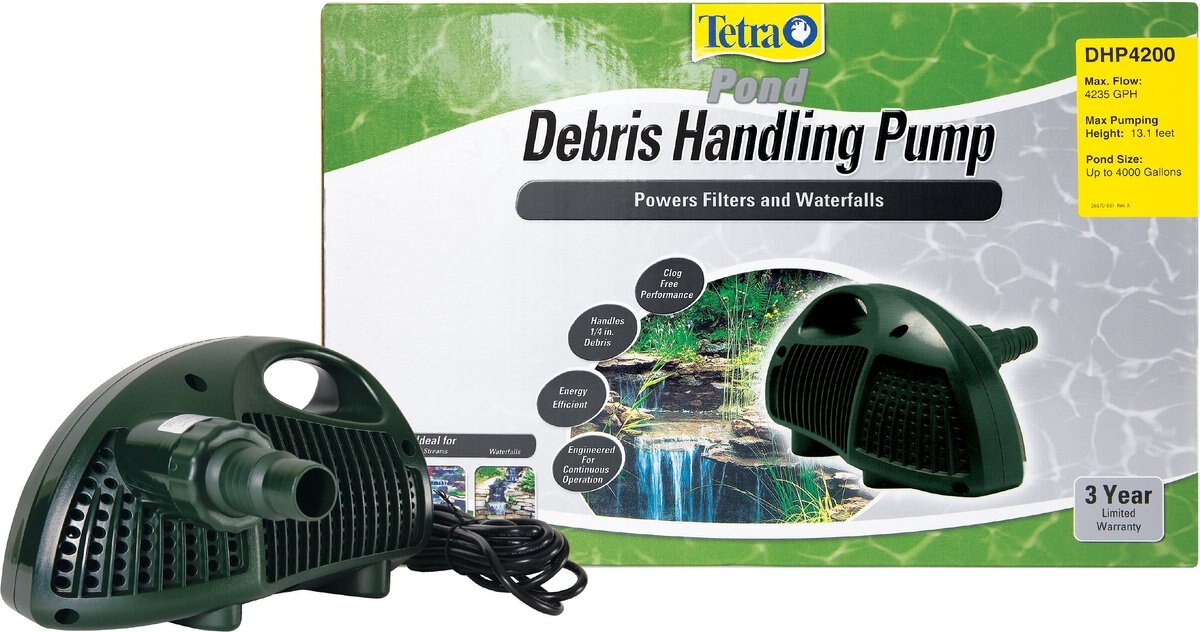 Tetra DHP4200 Debris-Handling Pond Pump